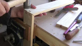 VNAS October 2023 – Installing a ‘new’ vice, and making a mitred dovetail tool tray