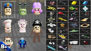 All Items vs All Morphs Unlocked BARRY'S PRISON RUN OBBY HARD MODE -  Roblox Update Full Gameplay