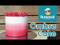 Perfect ombre buttercream cake