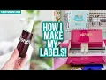 How to Make Labels with a Cricut The DIY Mommy