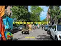 Living in NYC walk in East Village lunch USPS and murals zero parade Sunday at home