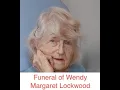 Funeral of Wendy Margaret Lockwood - Hove Cemetery 28th January 2026