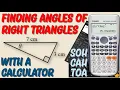 Finding Angles of Right Triangles with a Calculator