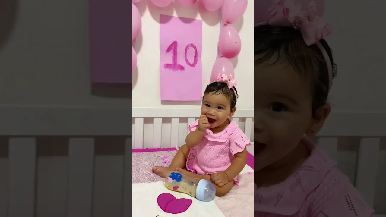 Dez meses da minha bebê