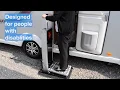 Motorstep portable step lift for caravan and Motorhome