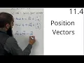 Edexcel AS Level Maths 11 4 Position Vectors
