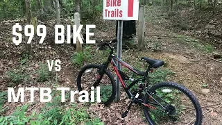 99 Walmart Mountain Bike can t handle MTB trail - Hyper Shocker 26 Dual Suspension