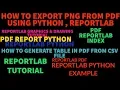 REPORTLAB REPORTLAB PYTHON TUTORIAL How To Export Png From Pdf File Using Python PART 37