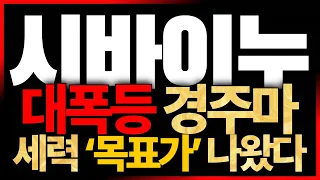 [시바이누 코인] 드디어 대폭등 일정 나왔습니다 세력 극비 일정부터 목표가까지 모두 준비했습니다. *필수 시청*
