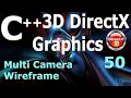 Multi Camera Wireframe C 3D DirectX Tutorial