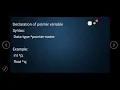 Declaration and initialization of Pointer in c