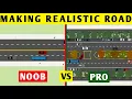 NOOB VS PRO MAKING REALISTIC ROAD IN INTERSECTION CONTROLLER 2022