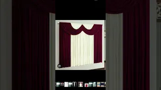 Church Curtain with valance
