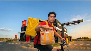 IFOOD DE BIKE ATÉ COMPRAR O LANCHE MAIS CARO DO MCDONALD’S