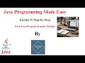 Java Course for Beginners Lecture 5 First Java Program public static void main String args