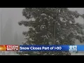 Snow Closes Part Of I-80 Driving Conditions Slowed