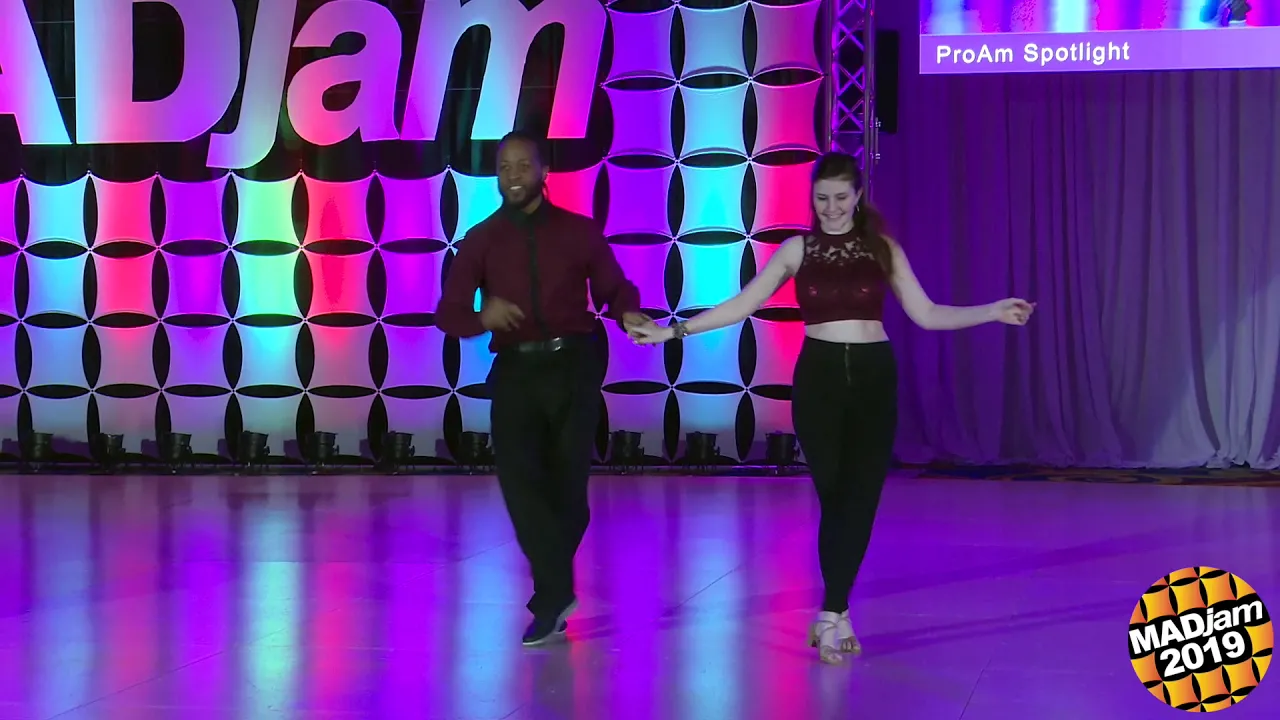 MADjam 2019 Pro Am Spotlight Follower Samantha Pence with Markus Smith