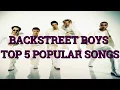 Download Lagu BACKSTREET BOYS 5 BEST SONGS
