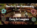 Summoning in Leagues Made Easy Summoning Secondary League Guide