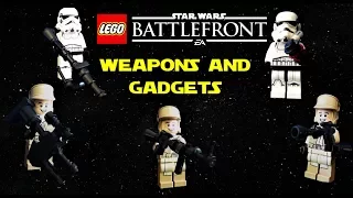 Lego Star Wars Custom Weapon Blaster Gun, Sniper Rifle and Handgun MOC With Tutorial. 