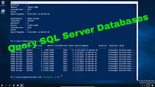 Powershell reading data from SQL Server via cmdlet or SMO