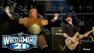 Triple H Entrance Featuring Motörhead WrestleMania 21 April 3 2005 