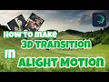 Alight Motion tutorial - How to make basic 3D cube transition in alight motion