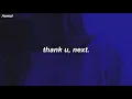 Ariana Grande - thank u, next (Traducida al Español)