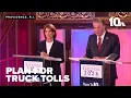 Rhode Island s Democratic candidates for governor mix it up over truck tolls