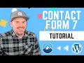 How to set up Contact Form 7 in WordPress - Full Tutorial