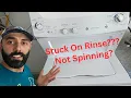 Fixing A GE Stacked That Is Stuck On Rinse Cycle