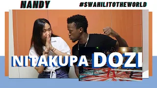 nandy dozi reaction video learn swahili swahilitotheworld