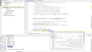 Java Interfaces Crash Course Implementing Comparable and Defining your own Interface
