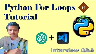 14 Python For Loops and TR Interview Q A Python easy Python Shortcuts Genie MITHRAMMA IT