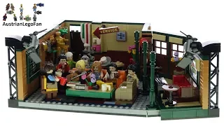 Lego Ideas 21319 F·R·I·E·N·D·S Central Perk Cafe - Lego Speed Build Review