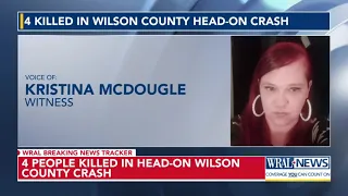 Four people killed in fiery crash on US 301 in Wilson County