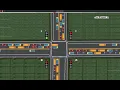 Traffic Intersection Simulation using Pygame Part 3