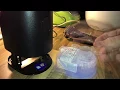 How to use Braun series 9 clean Charge station install the cartridge and clean the shaver DIY