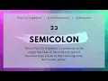 Vim Un-Alphabet 23 Semicolon
