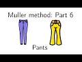 Pattern making Muller method part 6 Pants