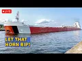 Ship Great Republic Lets the Horn Crack in Duluth