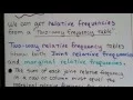 Grade 8 Math 2e Create a Two-Way RELATIVE frequency table - Joint Marginal relative frequency