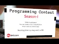 Programming Contest Season-1