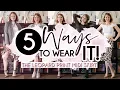 5 Ways to Wear It Leopard Print Midi Skirt