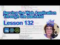 Lesson 132 Serving the Web Application Through the Backend TypeScript Node js React