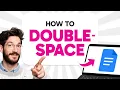 How to DOUBLE SPACE in Google Docs Step by Step