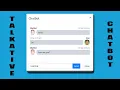 talkative chatbot for website without using api in php