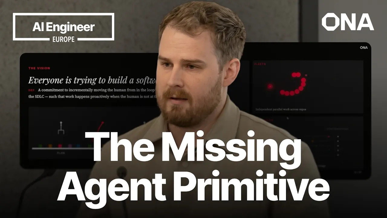 The Missing Primitive for Agent Swarms — Lou Bichard, Ona: video thumbnail