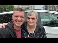 2 Minute Tuesday pizza at Luigis Akron Ohio With Aunt Judy