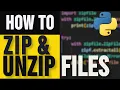 How to Zip and Unzip Files Using Python s zipfile Module